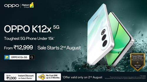 OPPO K12x 5G Launch offers