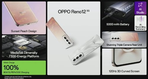 OPPO Reno12 and Reno12 Pro specifications