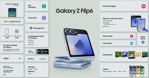 Samsung Galaxy Z Flip 6 Price Features Specs 2024