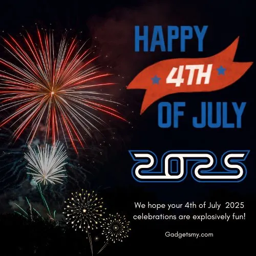 4th of July 2025 Fireworks Wishes Images