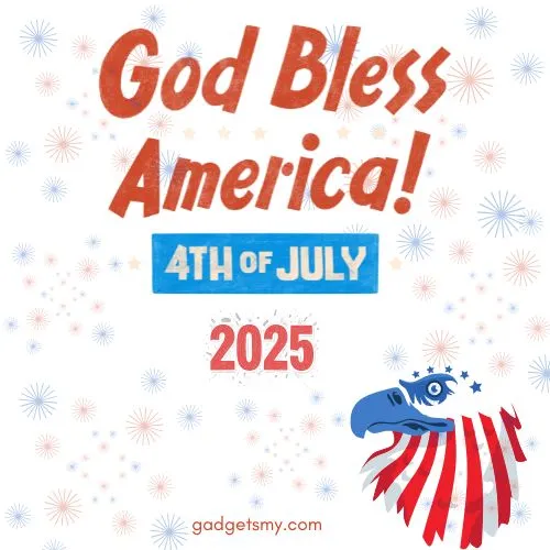 Happy 4th of July 2025 Clipart