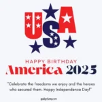 Happy Birthday America 2025 Wishes Images