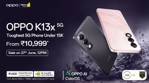 OPPO K13x 5G Price in India OPPO K13x 5G Price in India