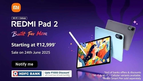 REDMI Pad 2 Price in India