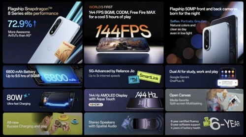 OnePlus Nord 5 Features