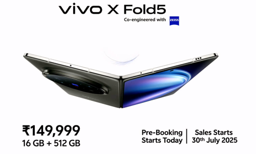 Vivo X Fold5 Price in India