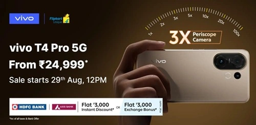 Vivo T4 Pro Price in India and Availability