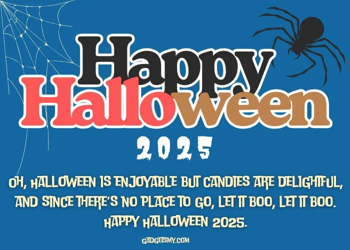 Happy Halloween 2025 Spooky Card for Family