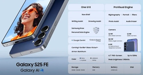 Samsung Galaxy S25 FE Features