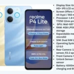 Realme P4 Lite 4G Price Features Specs