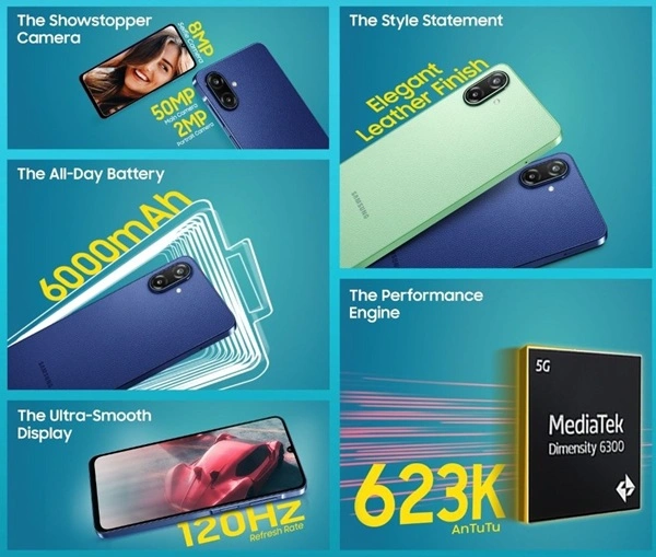 Samsung Galaxy F70e 5G Features