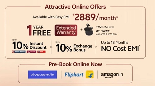 Vivo V70 Offline Offers