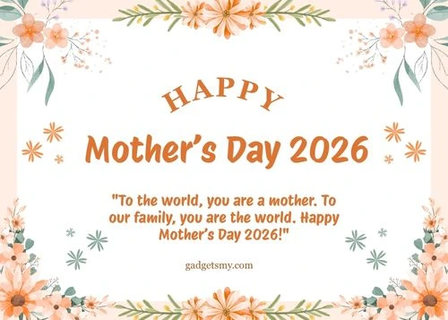 Happy Mothers Day 2026 Greeting Card