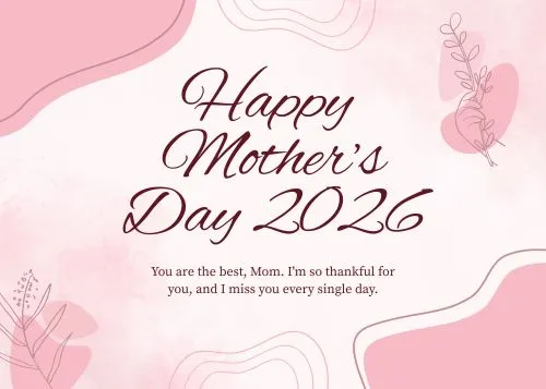 Happy Mothers Day 2026 America