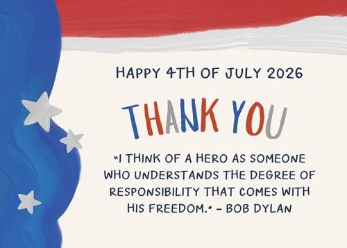 4th of July 2026 Patriotic Quotes