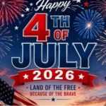 Happy 4th of July 2026 Clipart Images Wishes