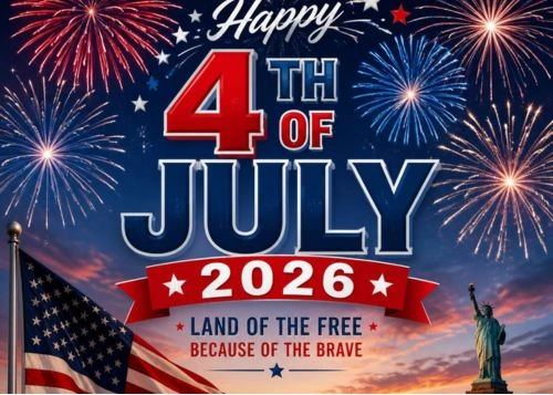 Happy 4th of July 2026 Clipart Images Wishes
