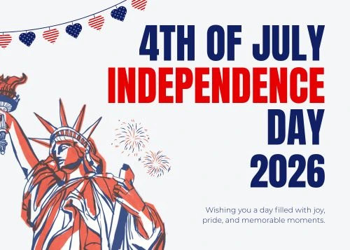 Happy 4th of July 2026 Greetings for Friends and Family