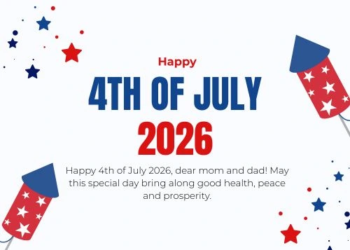 Happy 4th of July 2026 Greetings for Friends