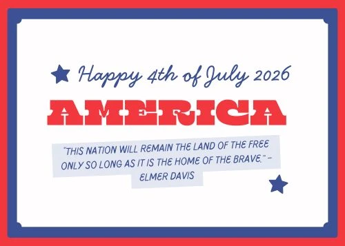 Happy 4th of July 2026 Quotes for Friends