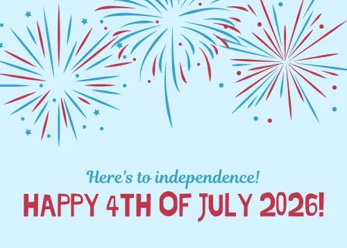 Happy 4th of July 2026 Wishes Messages