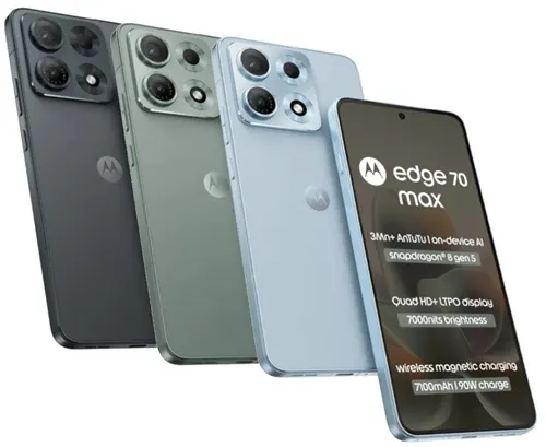 Motorola edge 70 Max Price in USD Features
