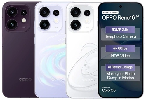 OPPO Reno16 5G Price in India with Features