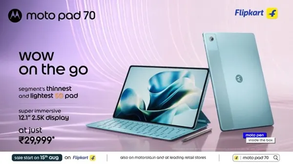 Motorola Moto Pad 70 Price in India and Availability Motorola Moto Pad 70 Price in India and Availability