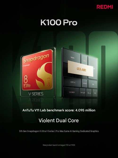 Xiaomi Redmi K100 Pro Specifications Xiaomi Redmi K100 Pro Specifications