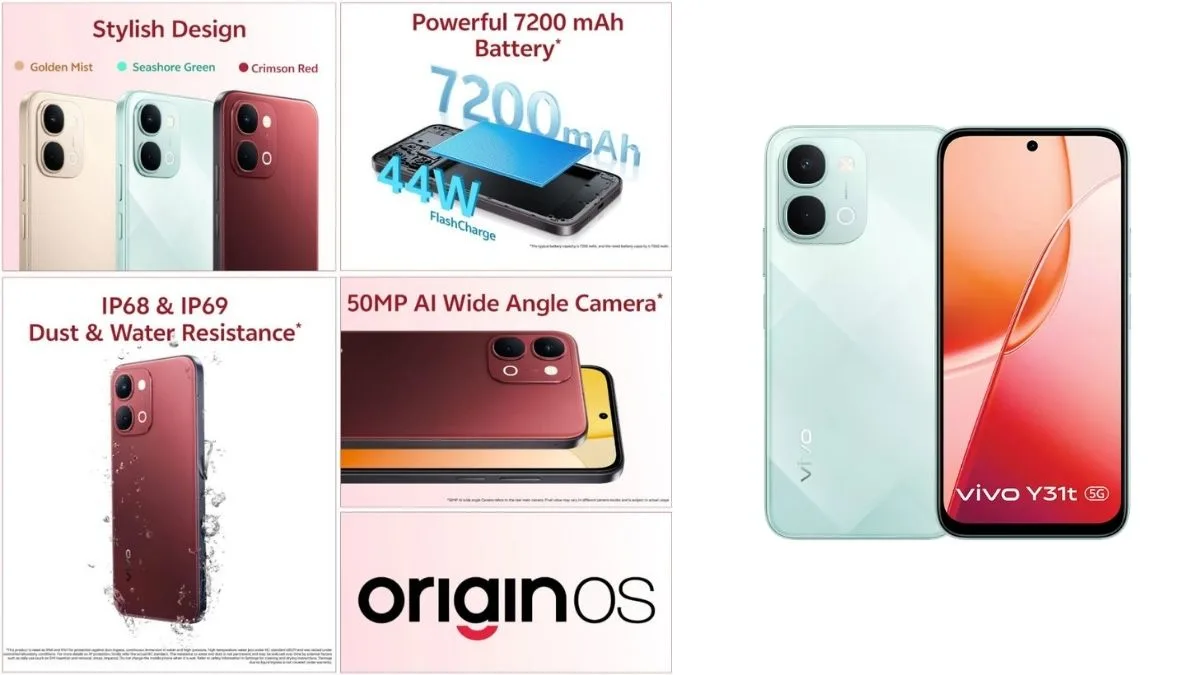 Vivo Y31t 5G Features
