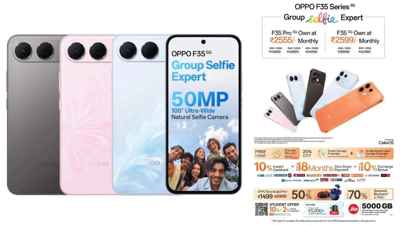 OPPO F35 5G Price in India OPPO F35 5G Price in India